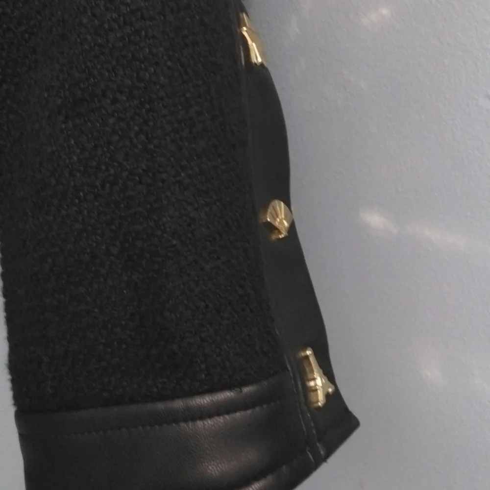 🔥 NWT Karl Lagerfeld Black Blazer with Fitted Silhouette Size 4 - Picture 4 of 6